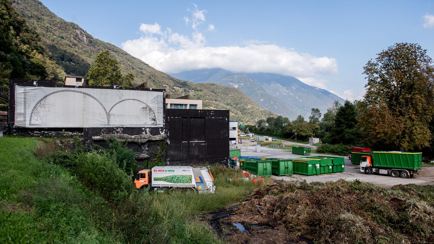 L'attuale ecocentro della Turrita