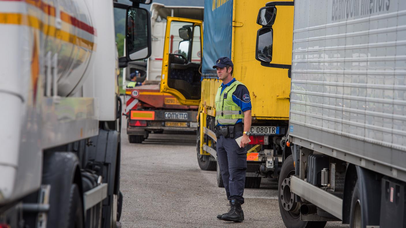 Circa un terzo dei camion presentano irregolarità