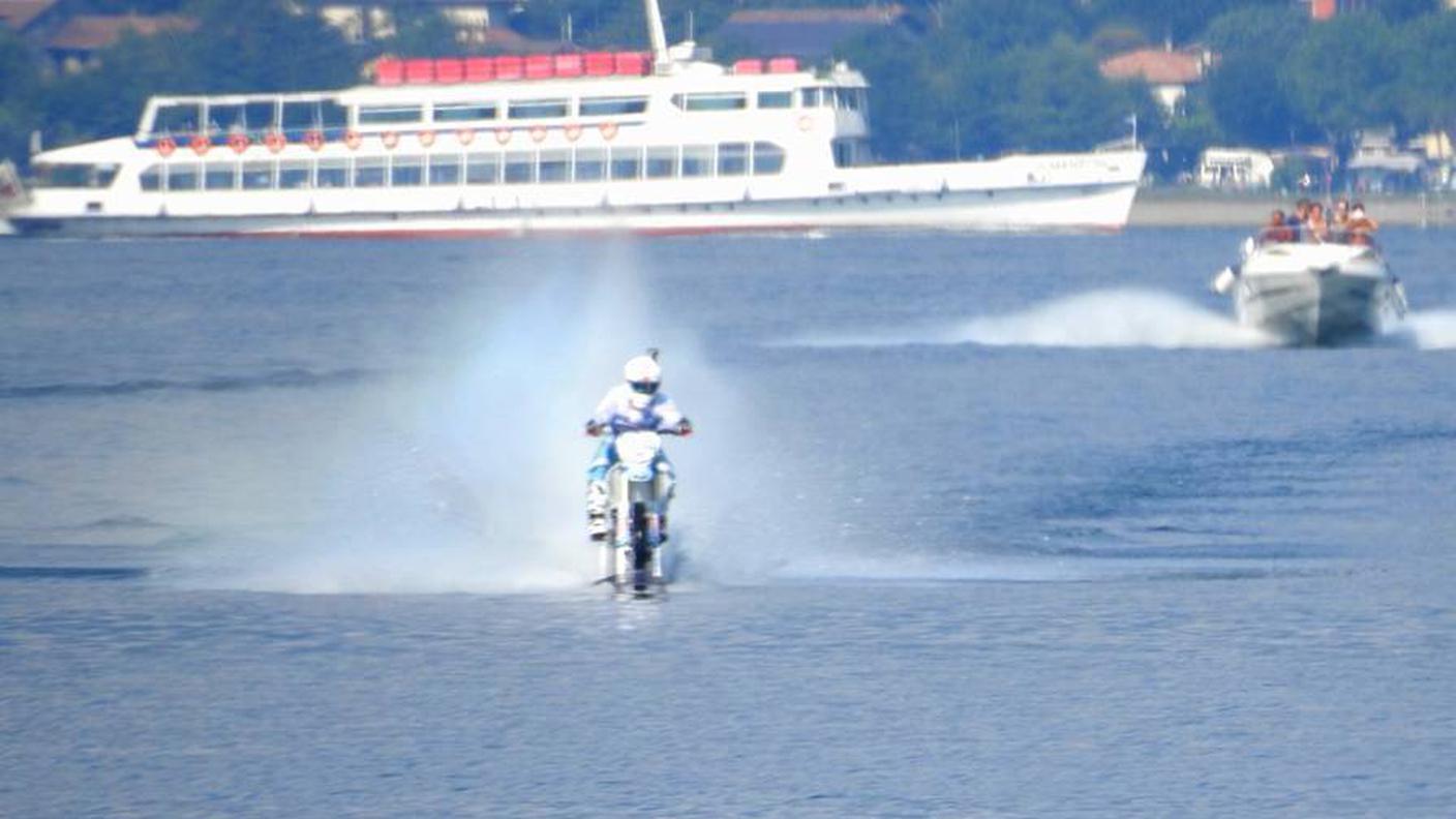 Luca Colombo in azione