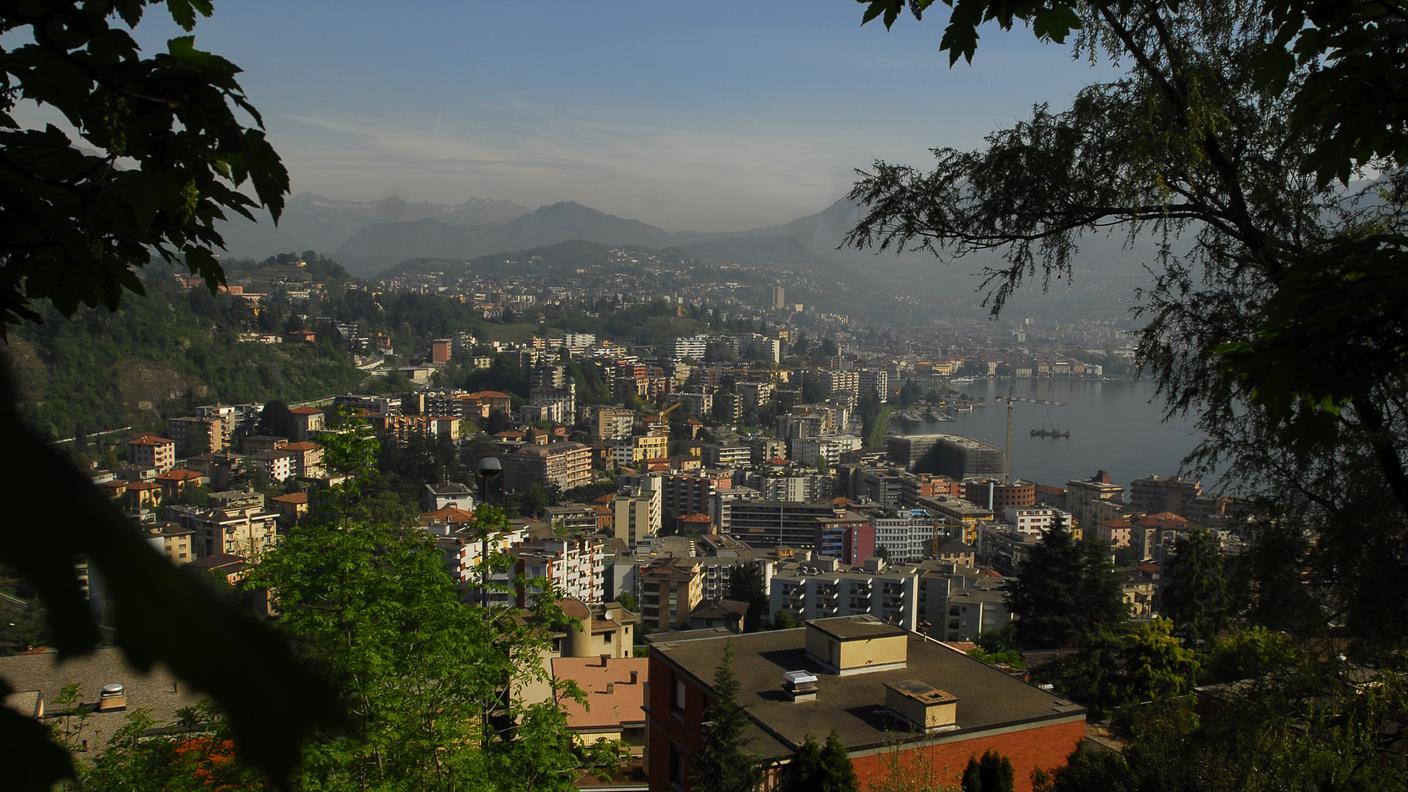 L'ozono su Lugano