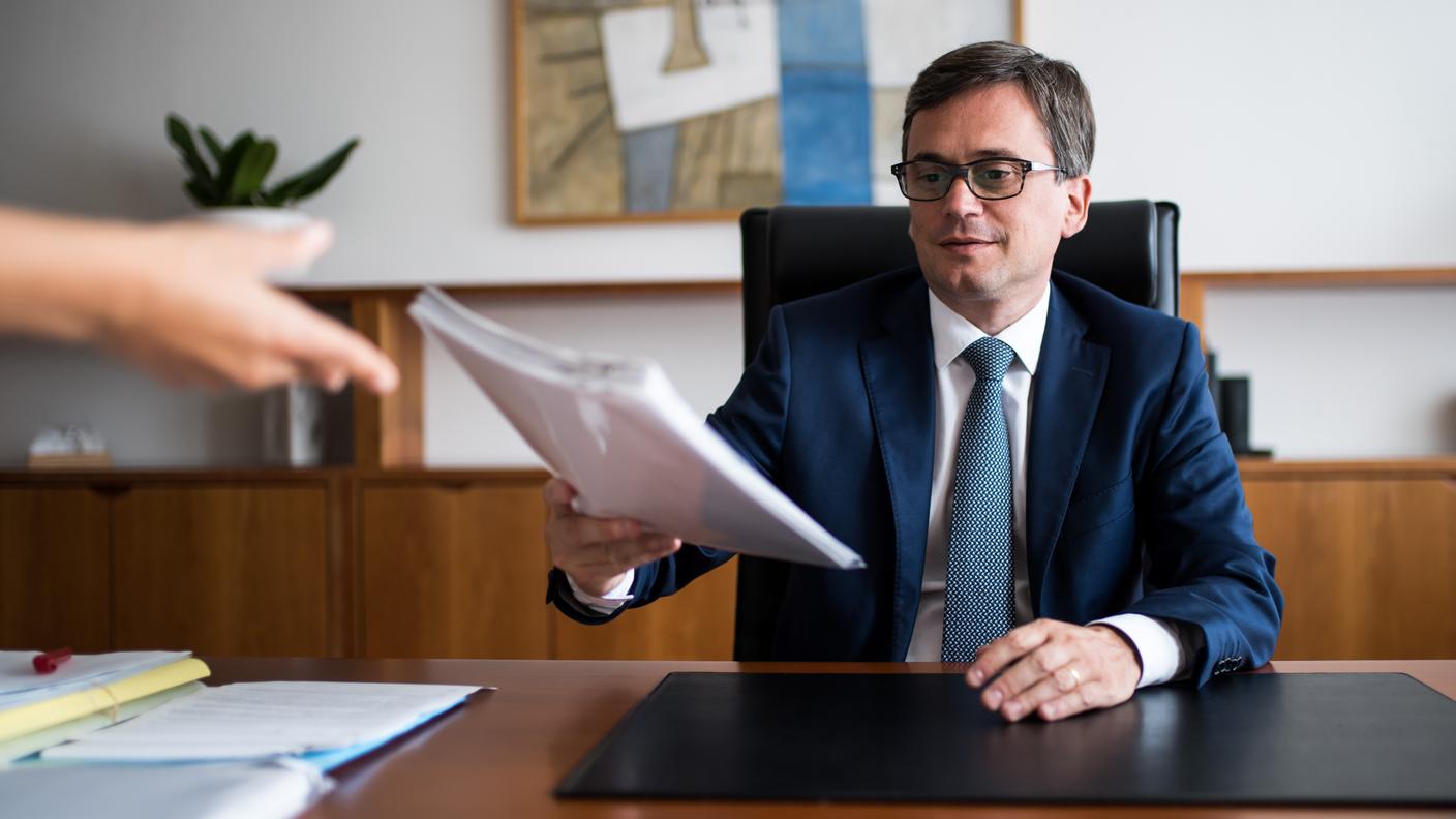 Il capo del Dipartimento delle finanze e dell'economia Christian Vitta