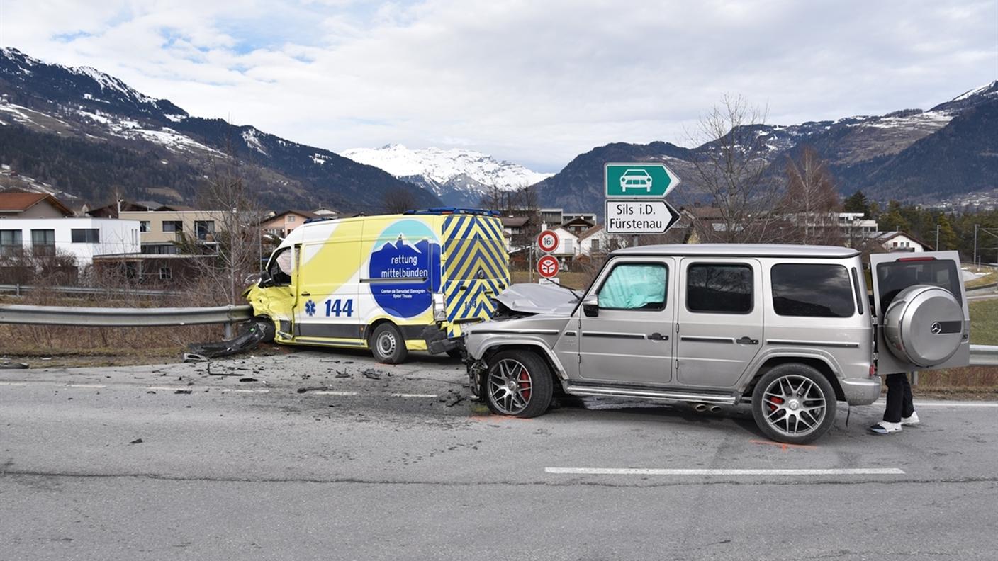 I due veicoli ormai inservibili