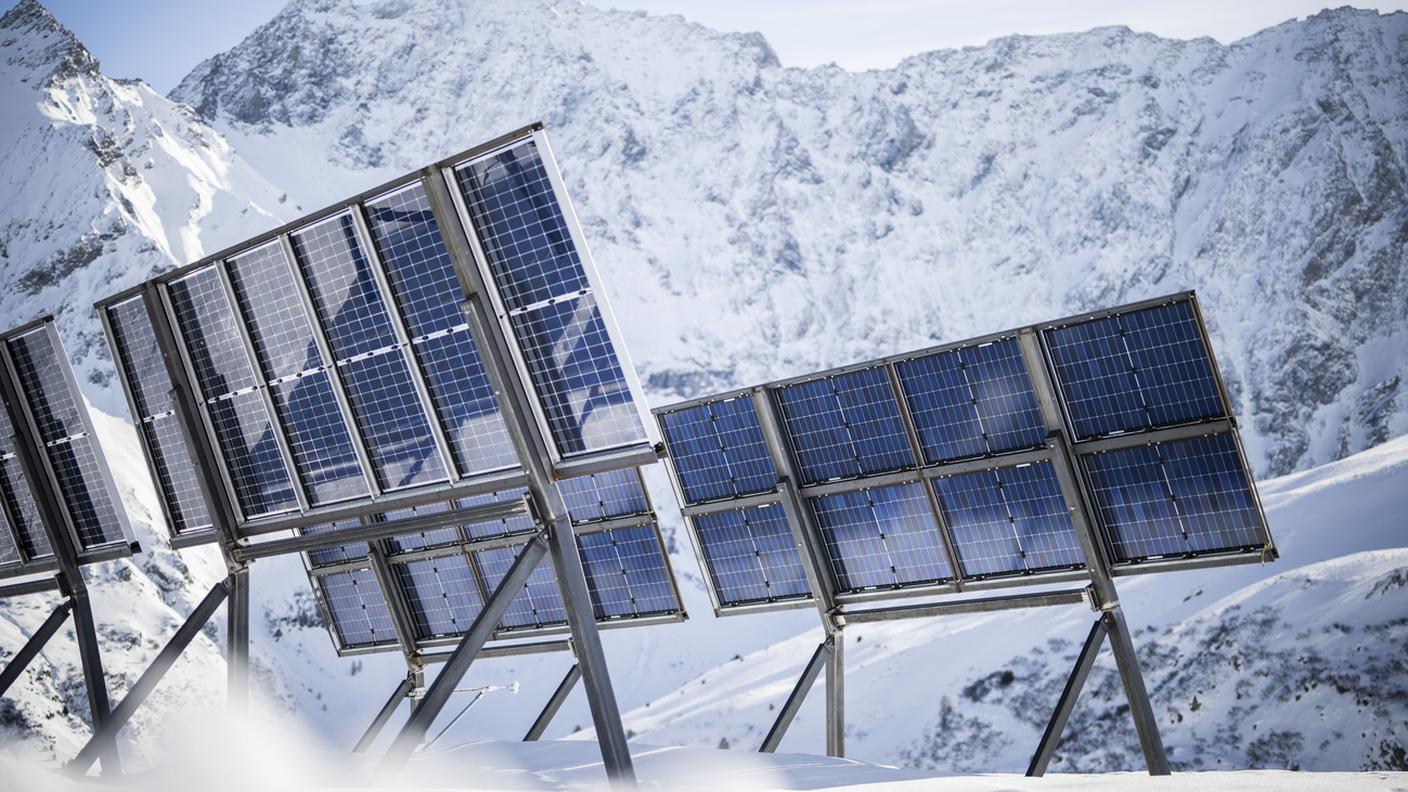 Impianto solare di prova in territorio di Surses