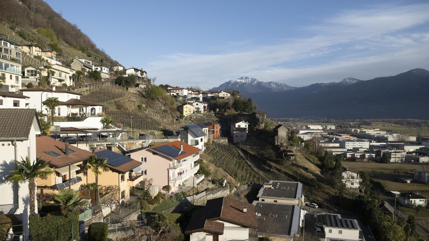 Uno scorcio del comune di Lavertezzo