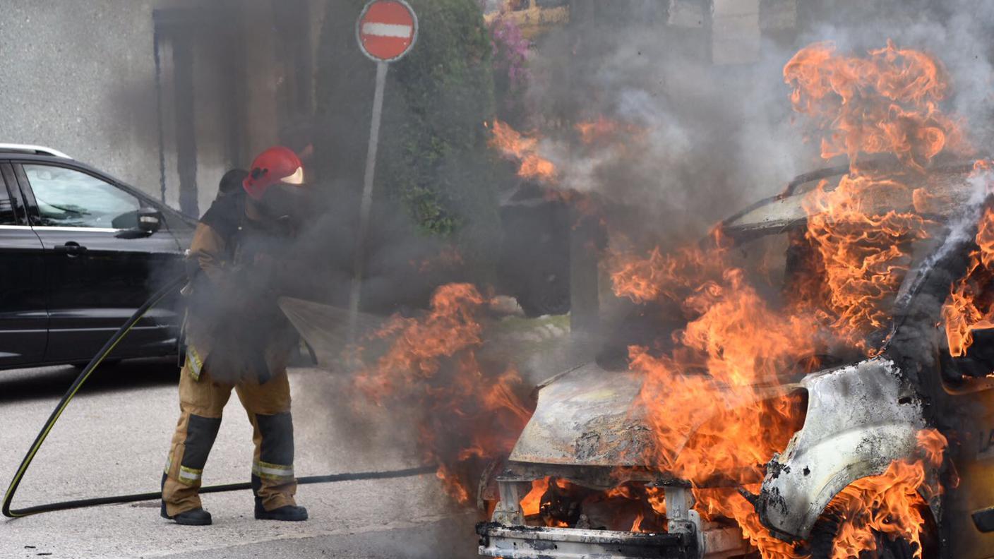 Sul posto è intervenuto il personale del corpo pompieri di Monteceneri 