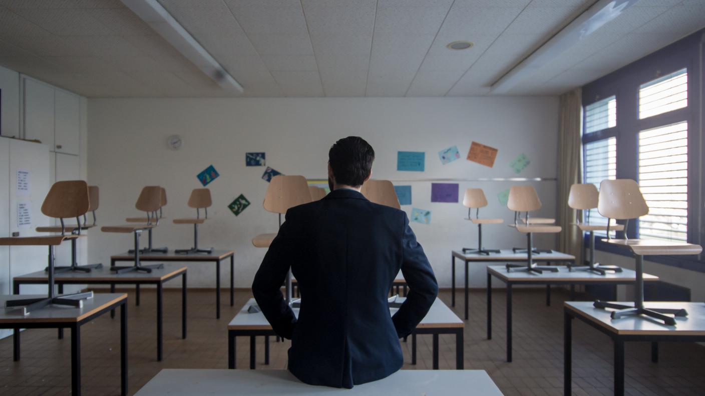 Un'immagine scattata alle scuole medie di Camignolo