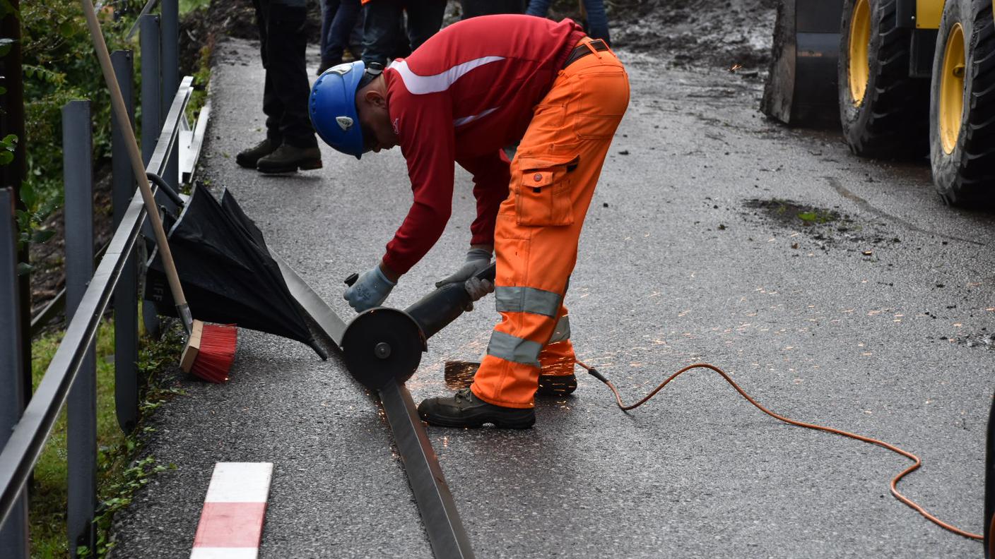 Molti disagi sulle strade del Sopraceneri