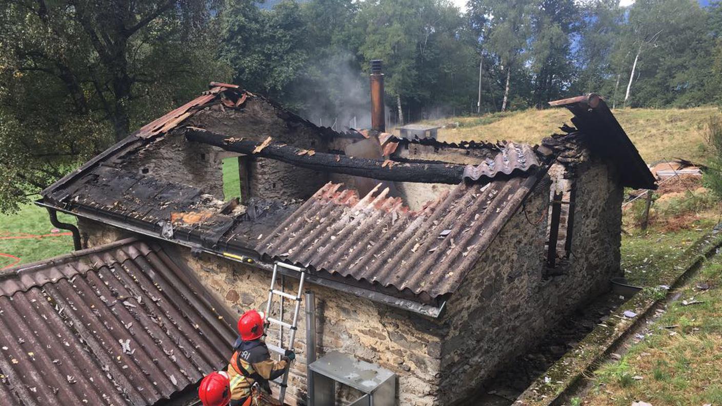 L'incendio è divampato venerdì mattina
