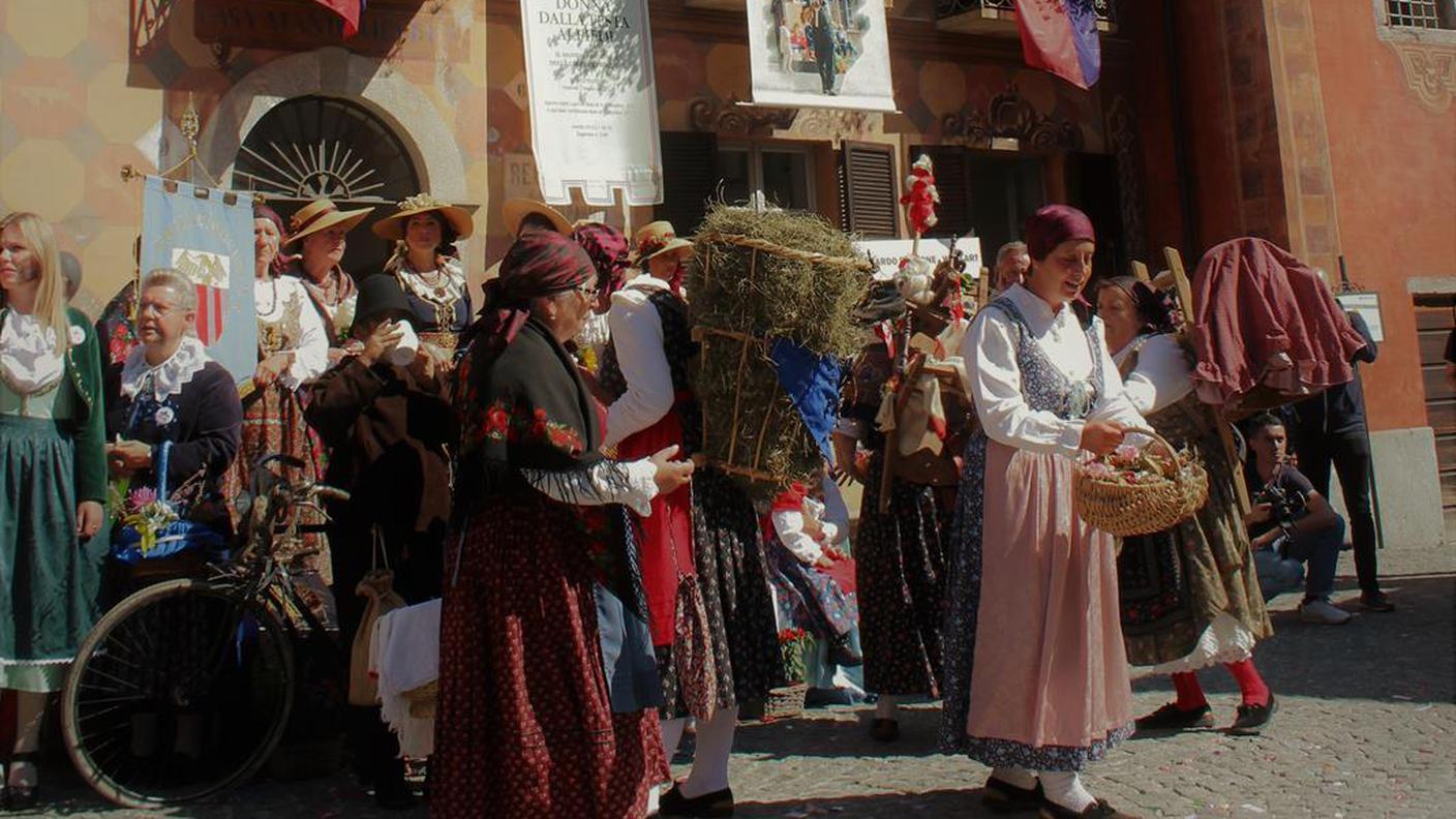 Spazzacamini radunati a Santa Maria Maggiore