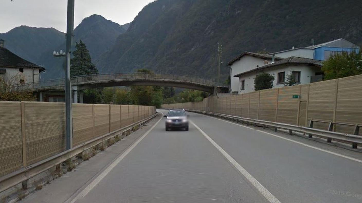 Il Pont di Sospir come lo vedeva chi circolava sull'A13 verso nord