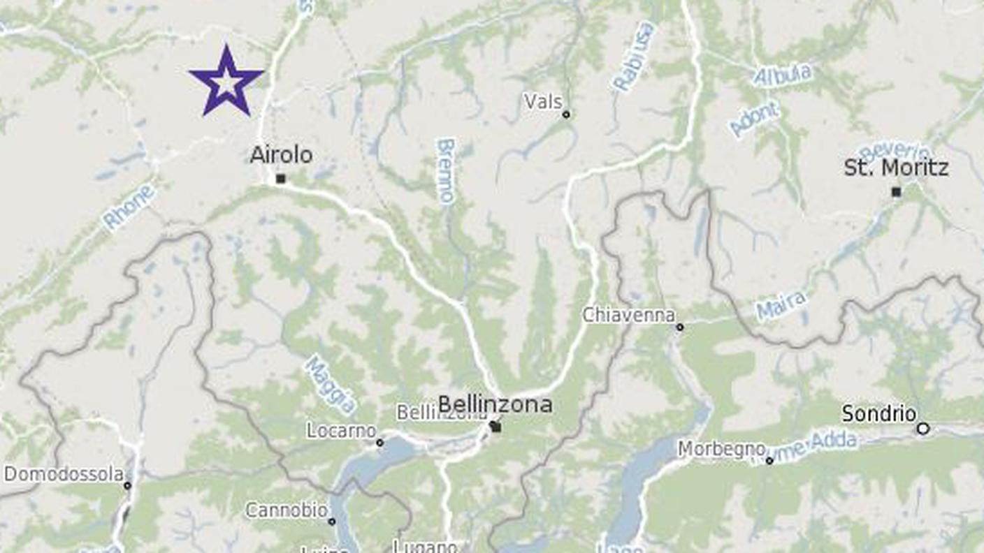 L'epicentro è stato localizzato nella Voralptal