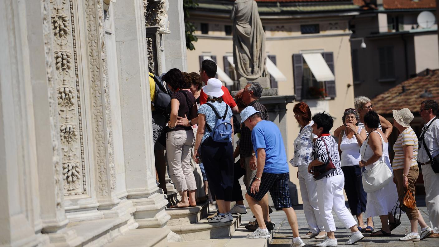 La cattedrale poco prima della chiusura per i lavori nel 2010