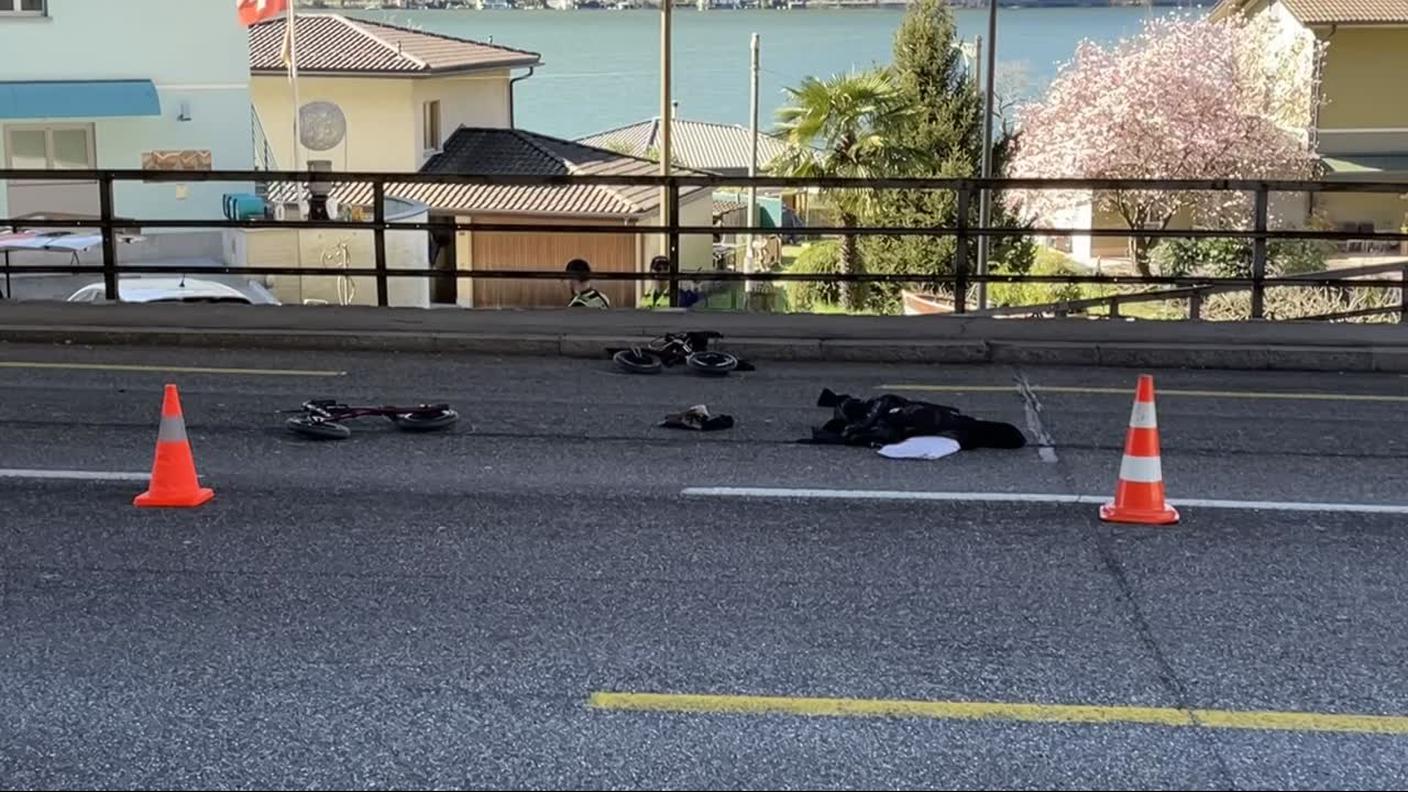 Il luogo dell'incidente Melano