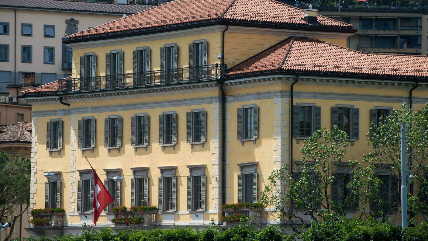 Palazzo civico sede del Municipio e del Consiglio comunale di Lugano