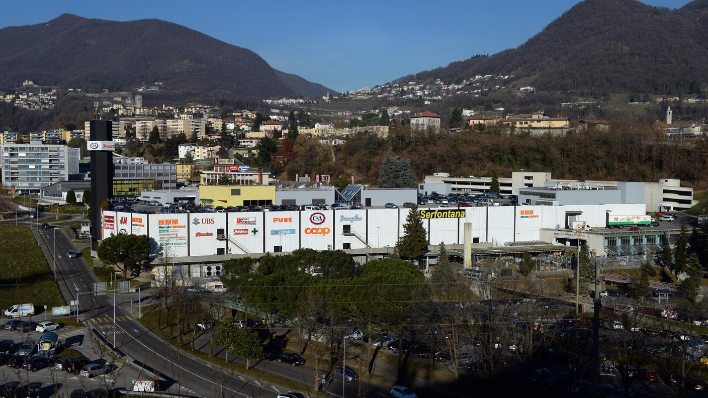 Il centro commerciale Serfontana