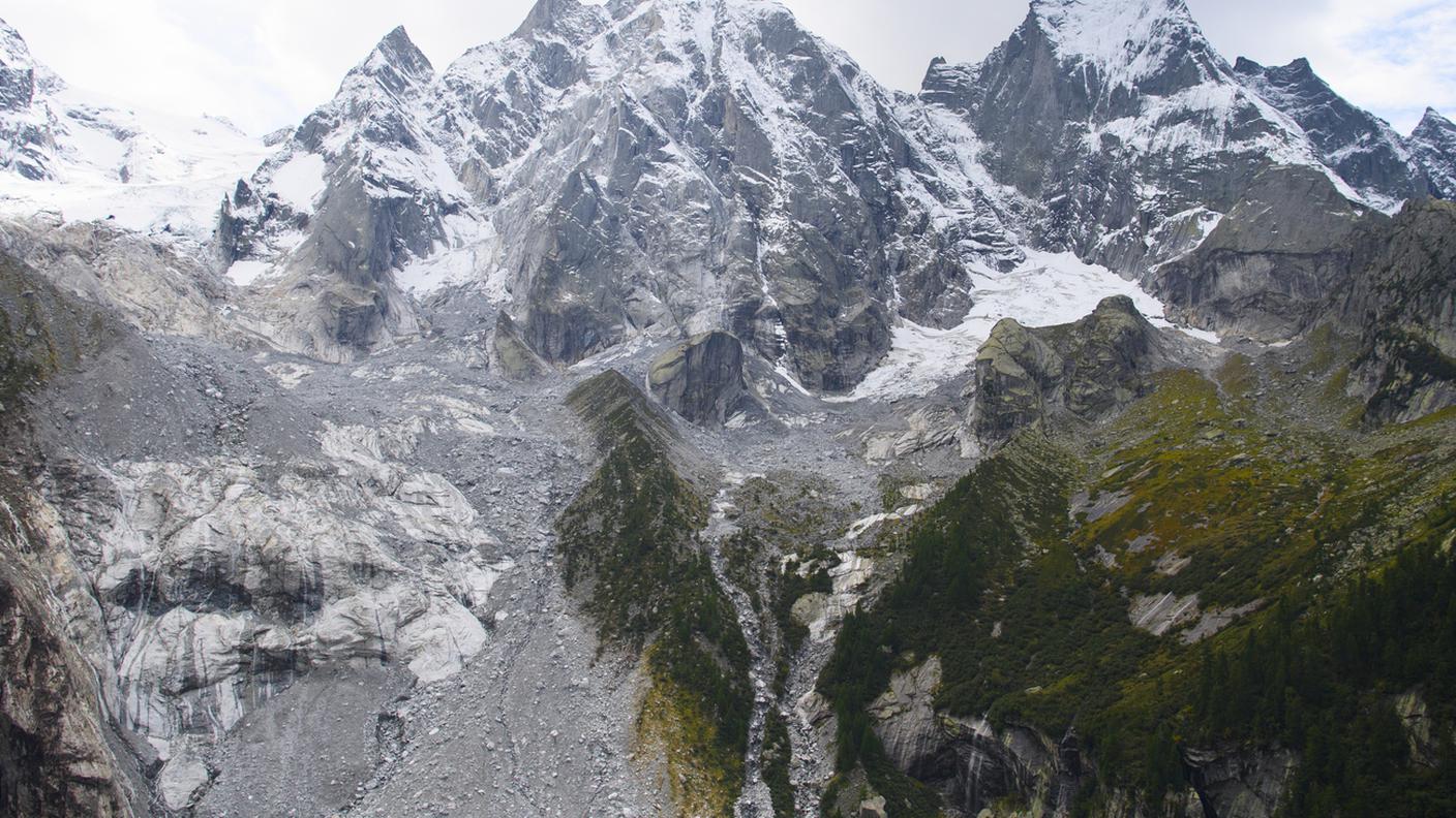Dal pizzo, lo scorso 23 agosto, si è staccata una frana enorme