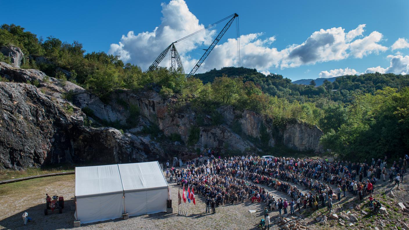 È stato creato anche un anfiteatro