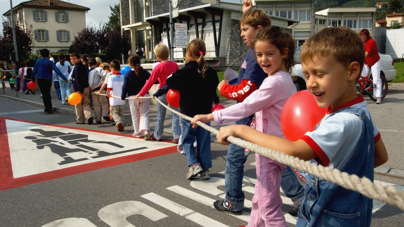 In Ticino si contano 62 "linee di Pedibus", in 18 comuni