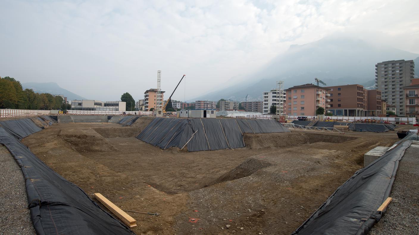 Il terreno dove sorgerà la struttura