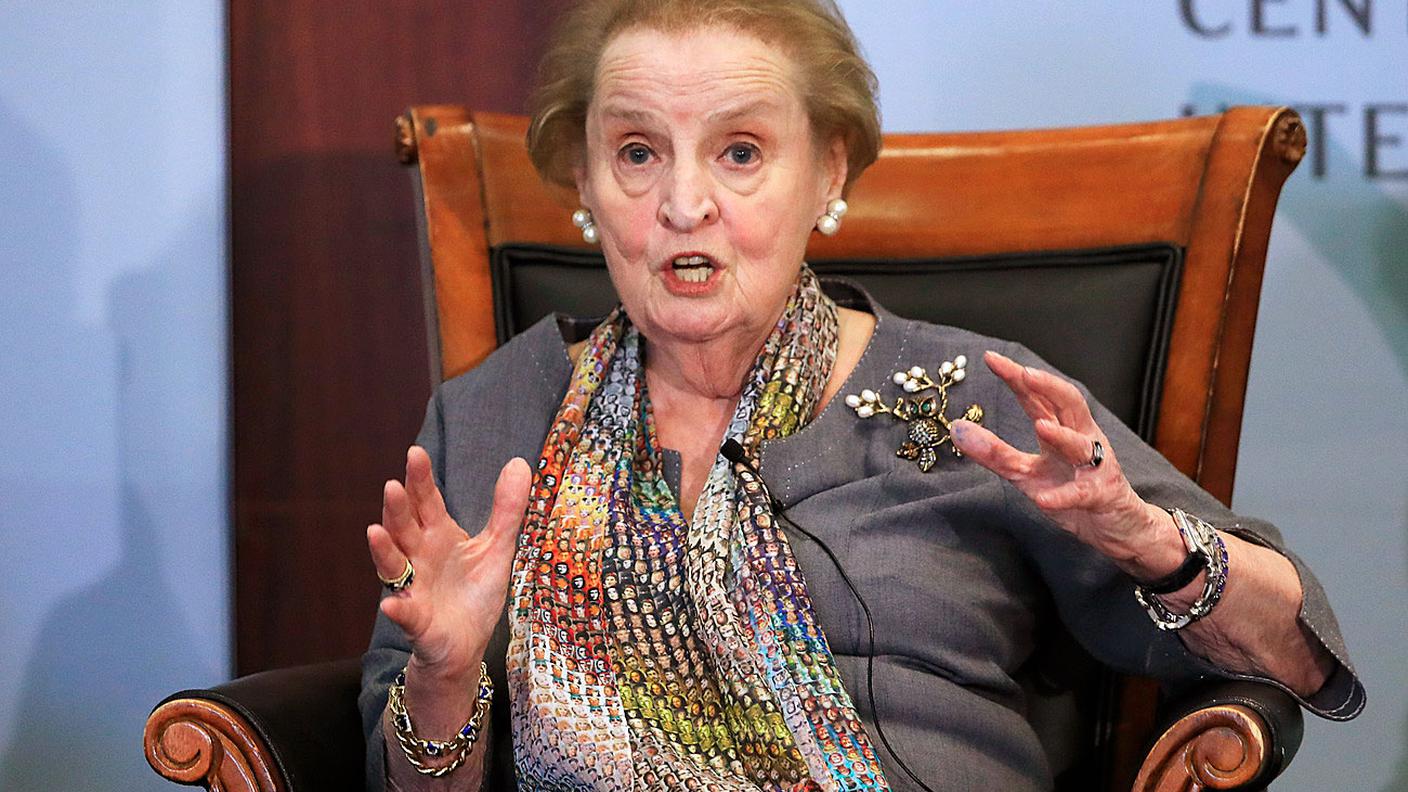 Madeleine Albright in una foto d'archivio