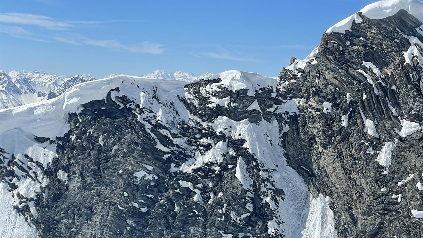 Il luogo dell'incidente sopra Tschlin, in Bassa Engadina