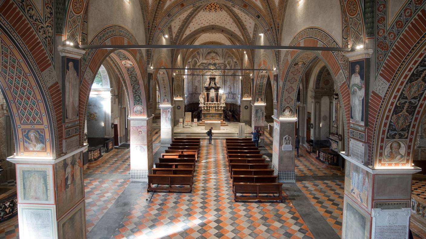 Gli interni della Cattedrale di Lugano dopo 7 anni di restauri