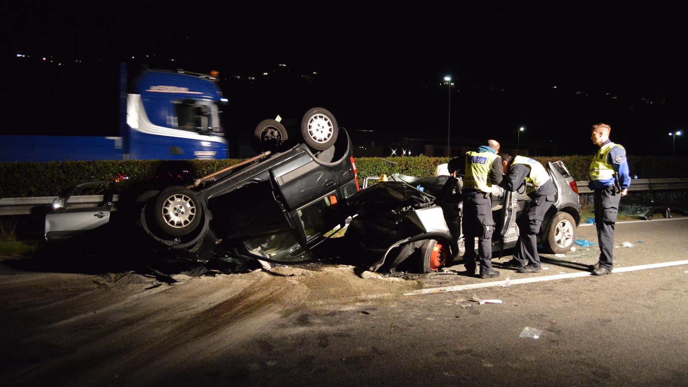 Pochi istanti dopo l'incidente