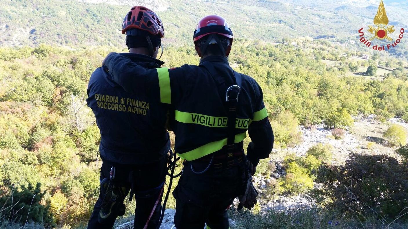 I vigili del fuoco sono riusciti a salvare anche le baite