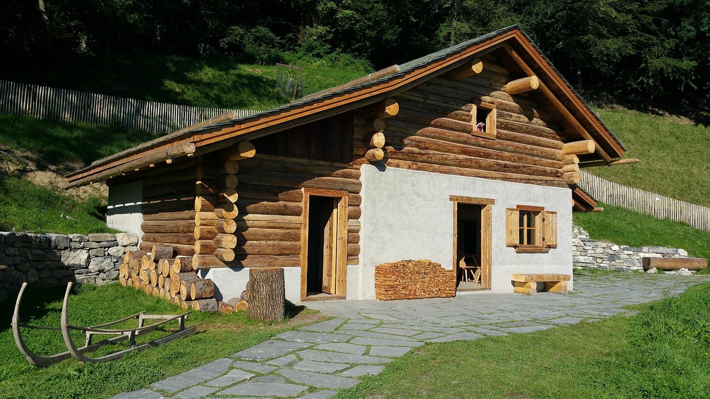 La baita di Heidi sull'alpe 