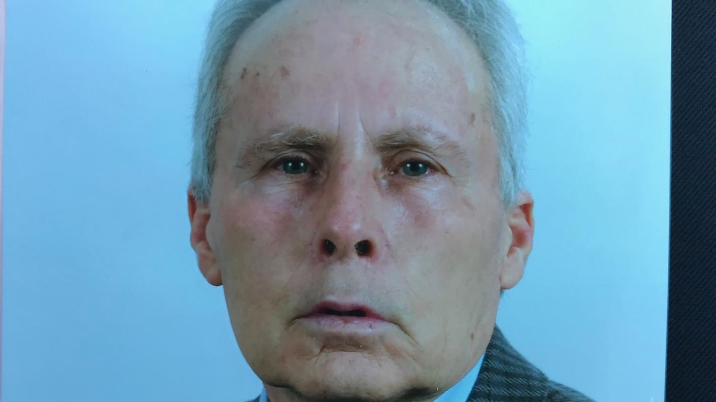 Una foto dello scomparso fornita dalla polizia