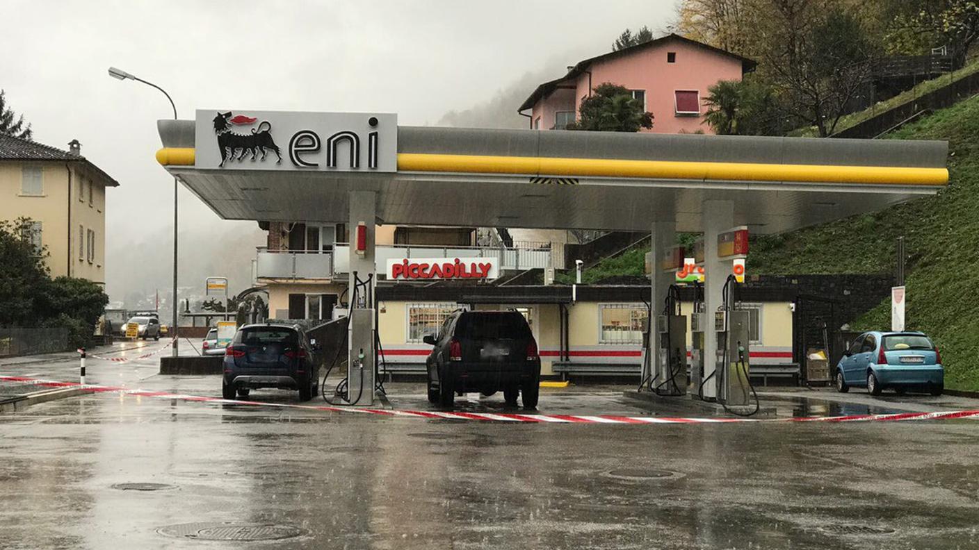Il distributore preso di mira