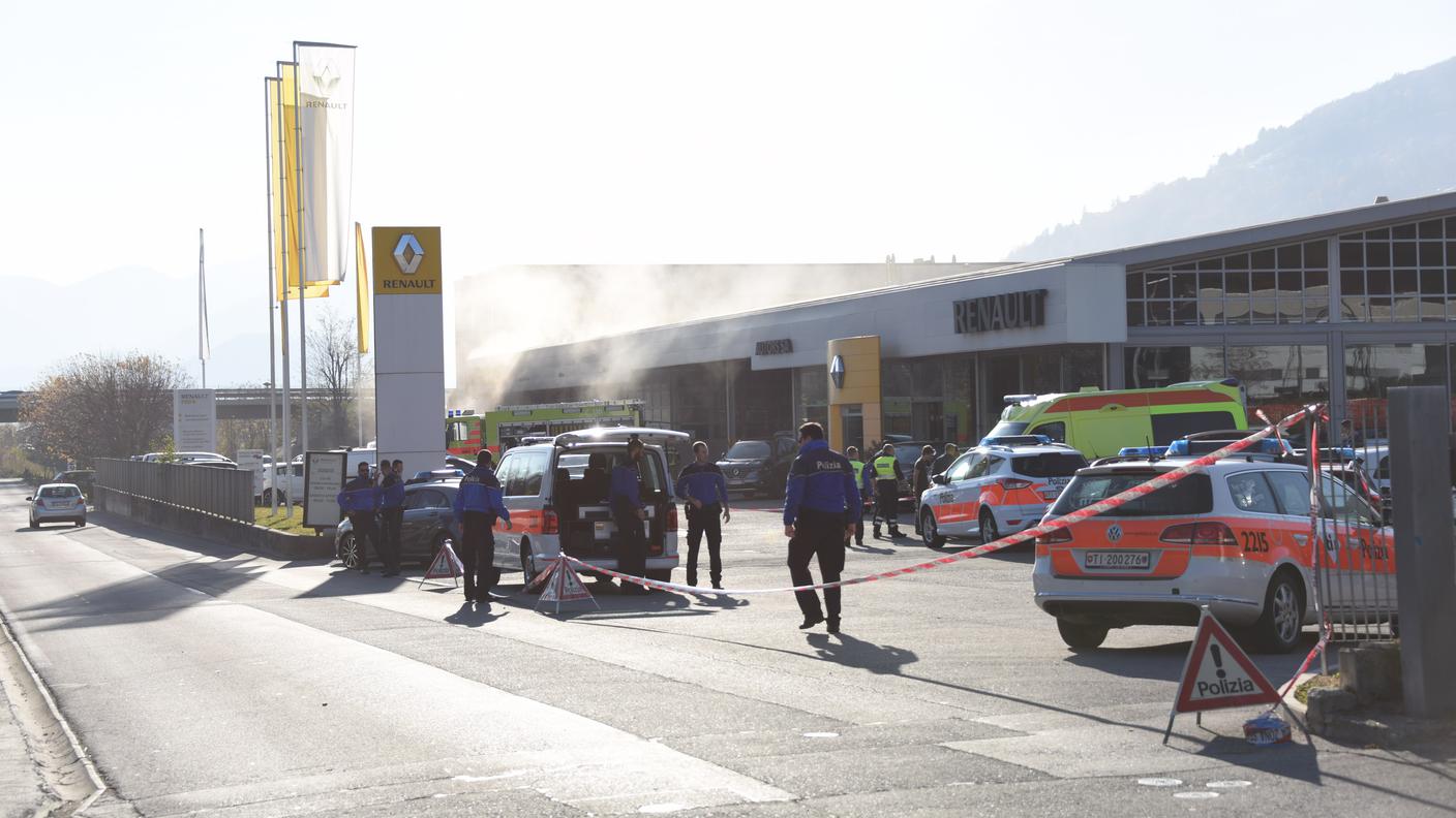 L'incendio è divampato attorno alle ore 13.45
