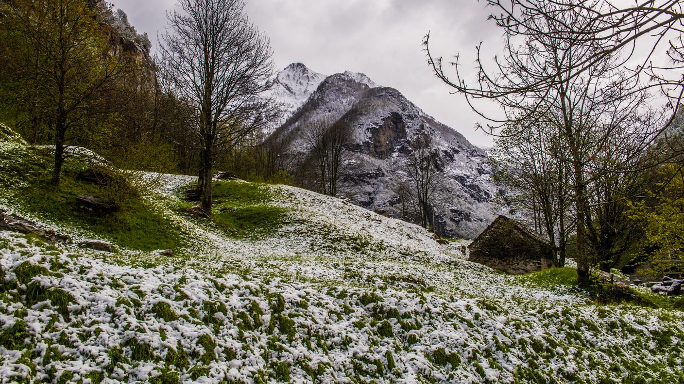 Qualche fiocco atteso sul Ticino, di più in Engadina