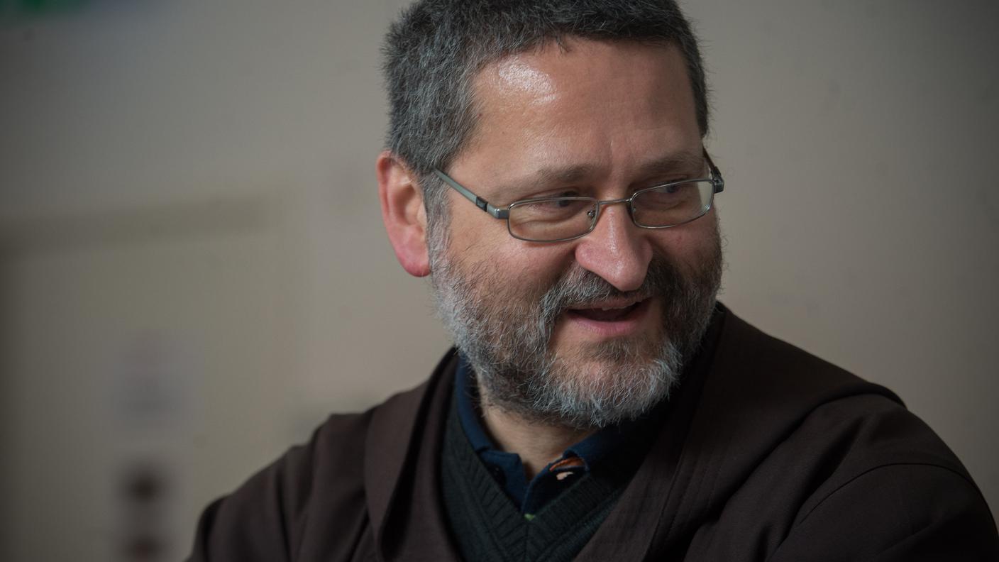Fra Martino Dotta, tra i partecipanti dell'evento di Massagno