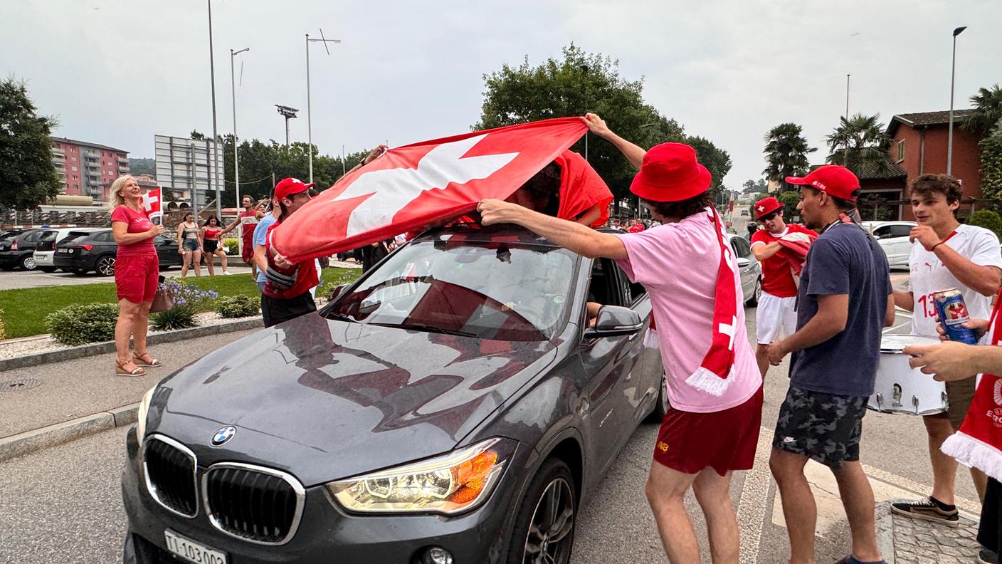 Svizzera italia vittoria festa