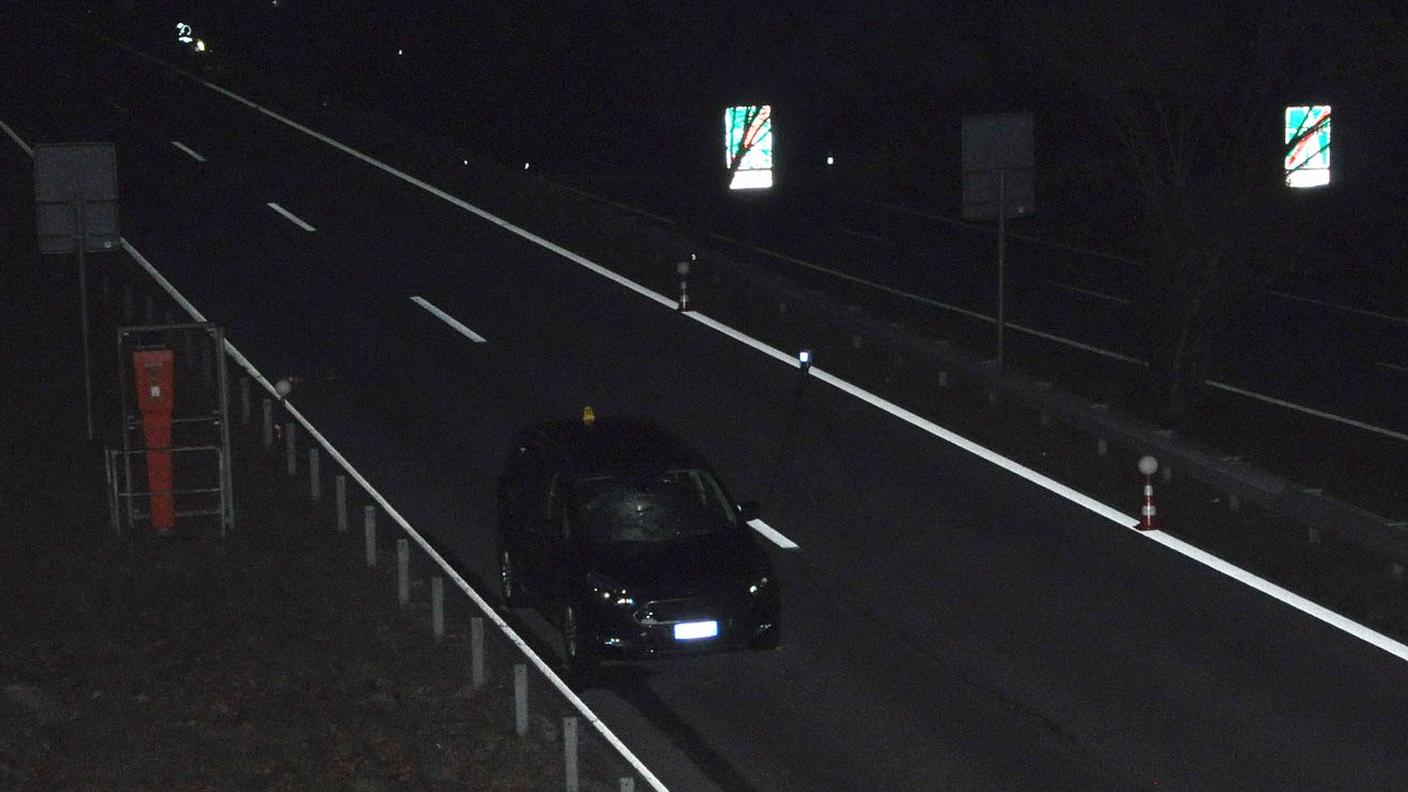 Il luogo dell'incidente mortale