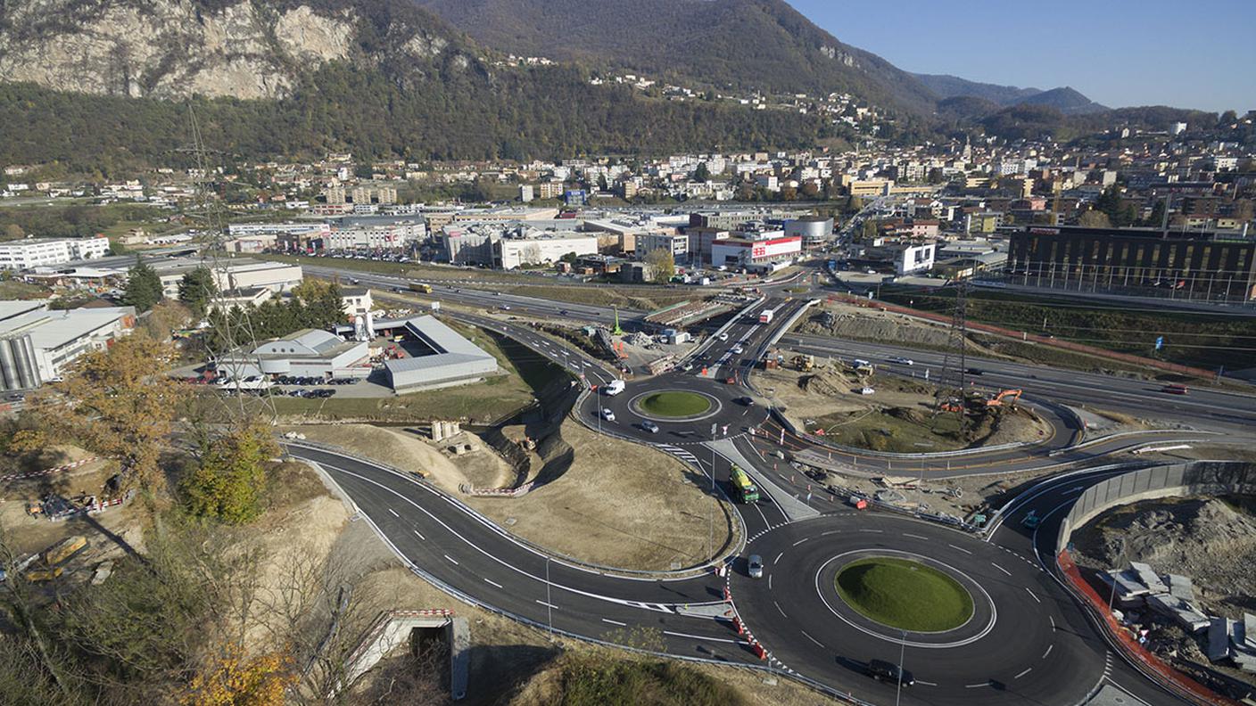 Da mercoledì scatta la nuova viabilità allo svincolo di Mendrisio