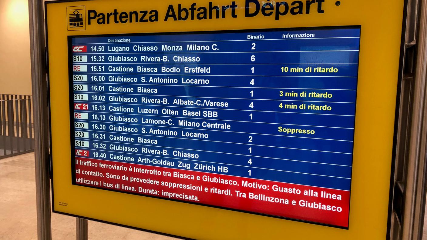 Treni in ritardo e corse soppresse