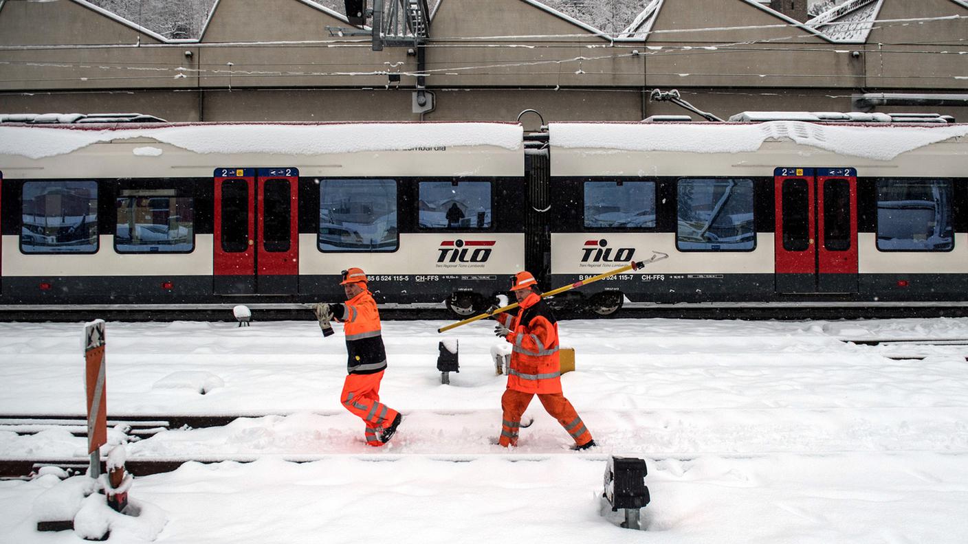 I disagi toccano soprattutto il traffico ferroviario