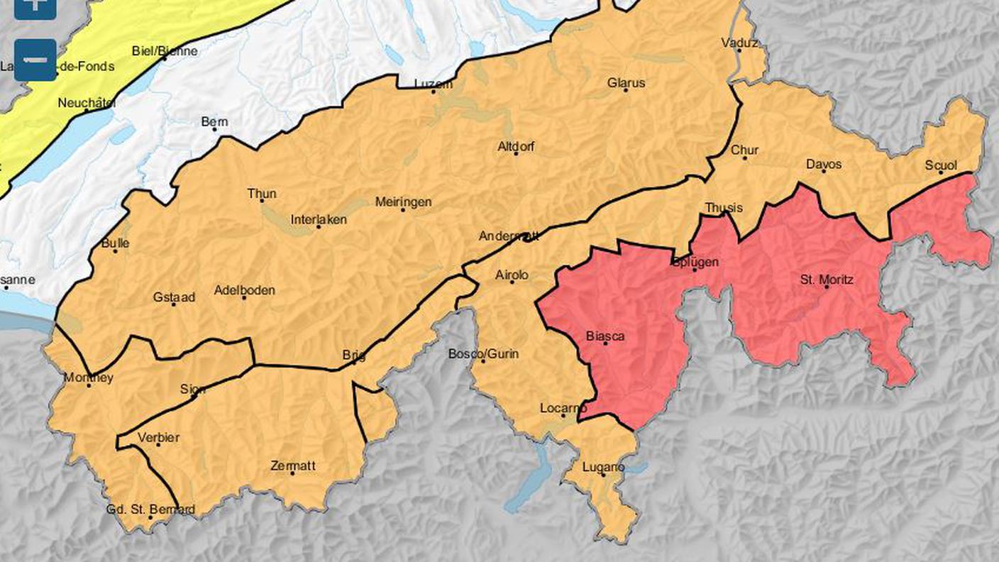 Forte pericolo di valanghe nelle Alpi occidentali