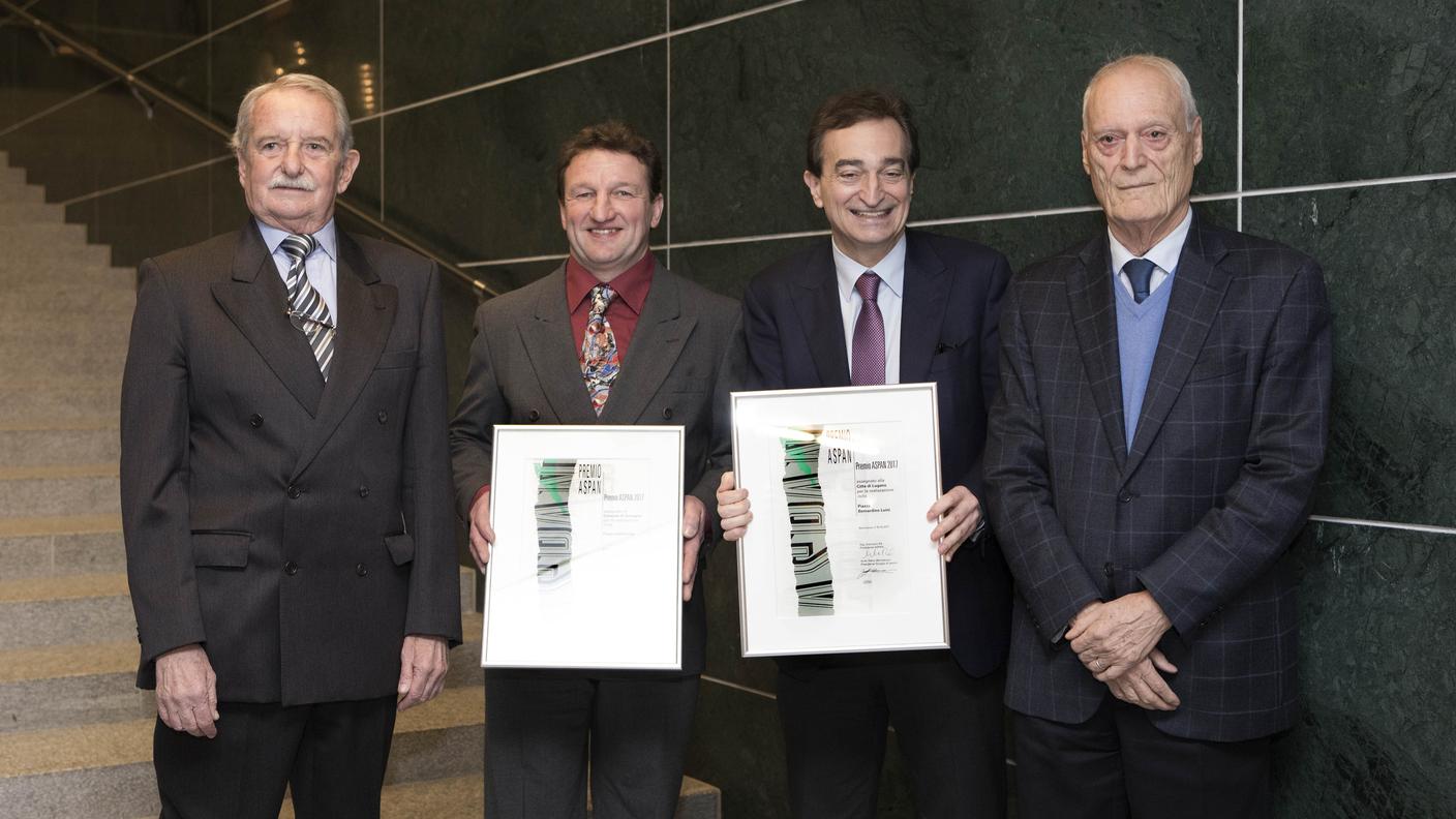 Nella foto, Fabio Bernasconi, Renato Patà, Marco Borradori, Giancarlo Rè