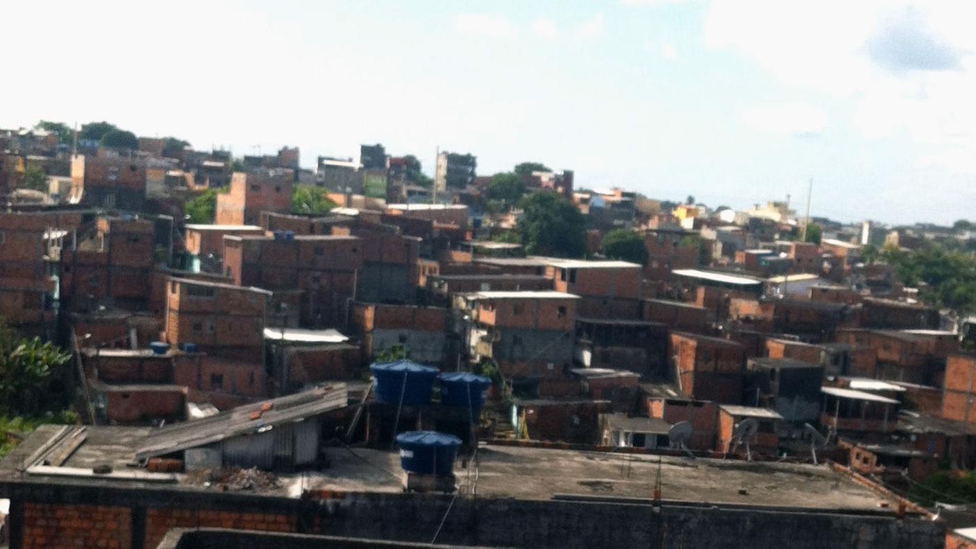 Una delle favelas dove è attiva l'associazione