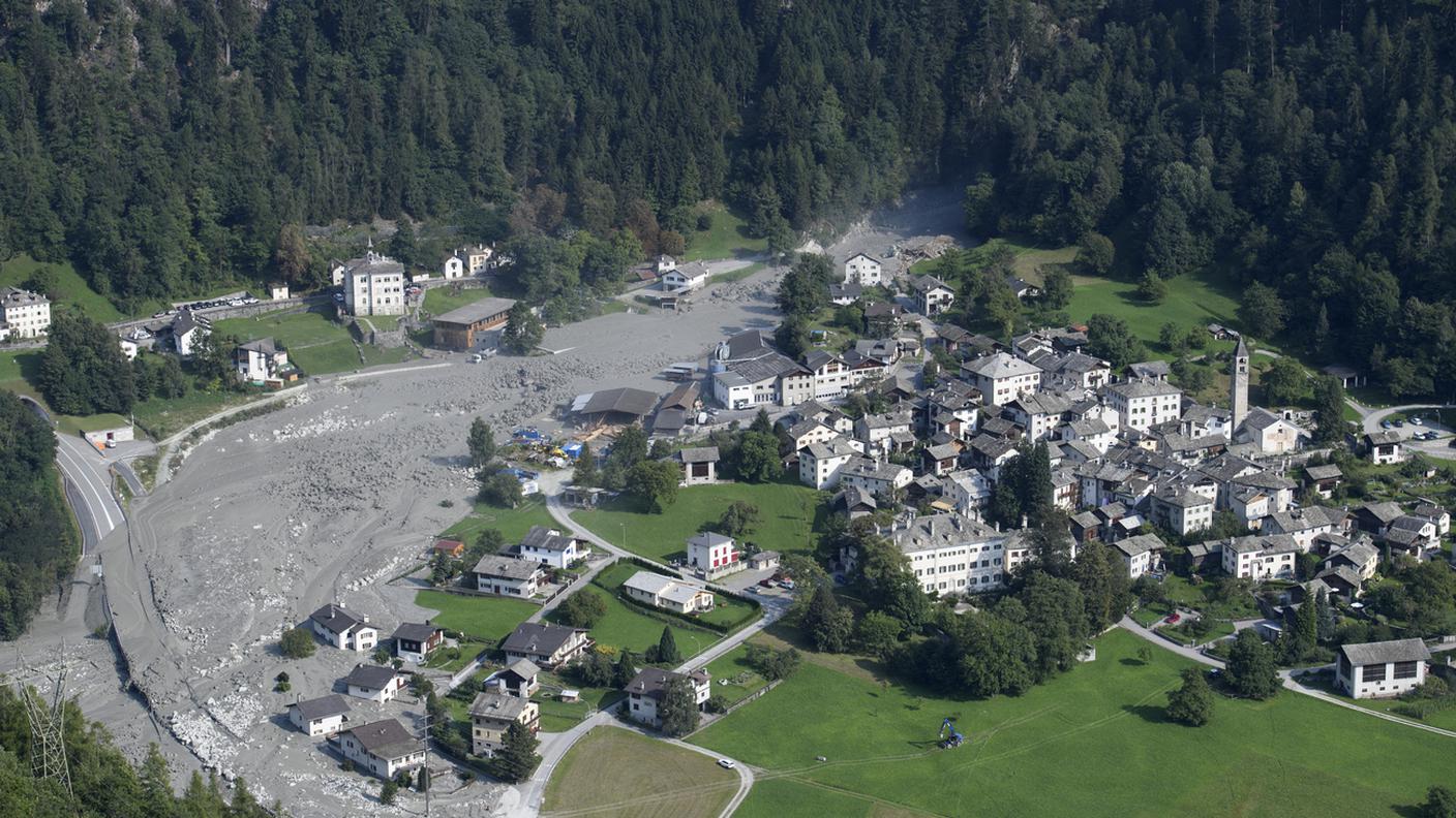 Il 23 agosto una frana di grandi dimensioni si stacca dal Pizzo Cengalo