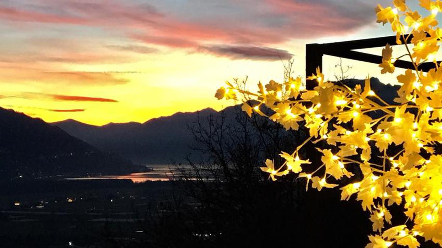 Tramonto nel Locarnese