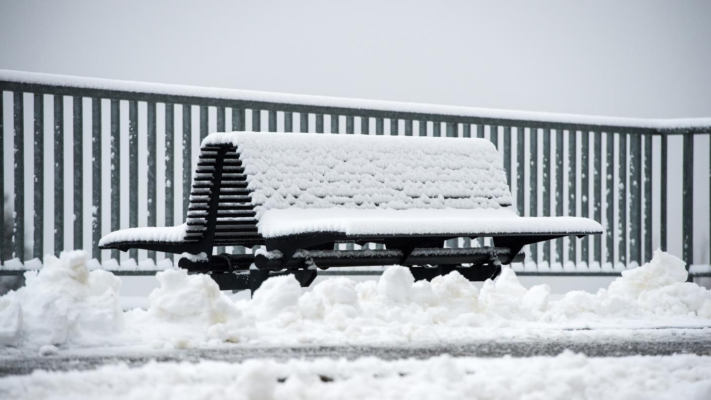 Nevicate anche al di sotto di 600 metri