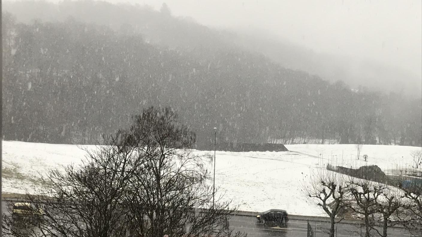 Nevica anche in pianura