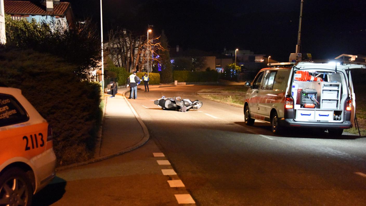 Il luogo dell'incidente in territorio di Stabio