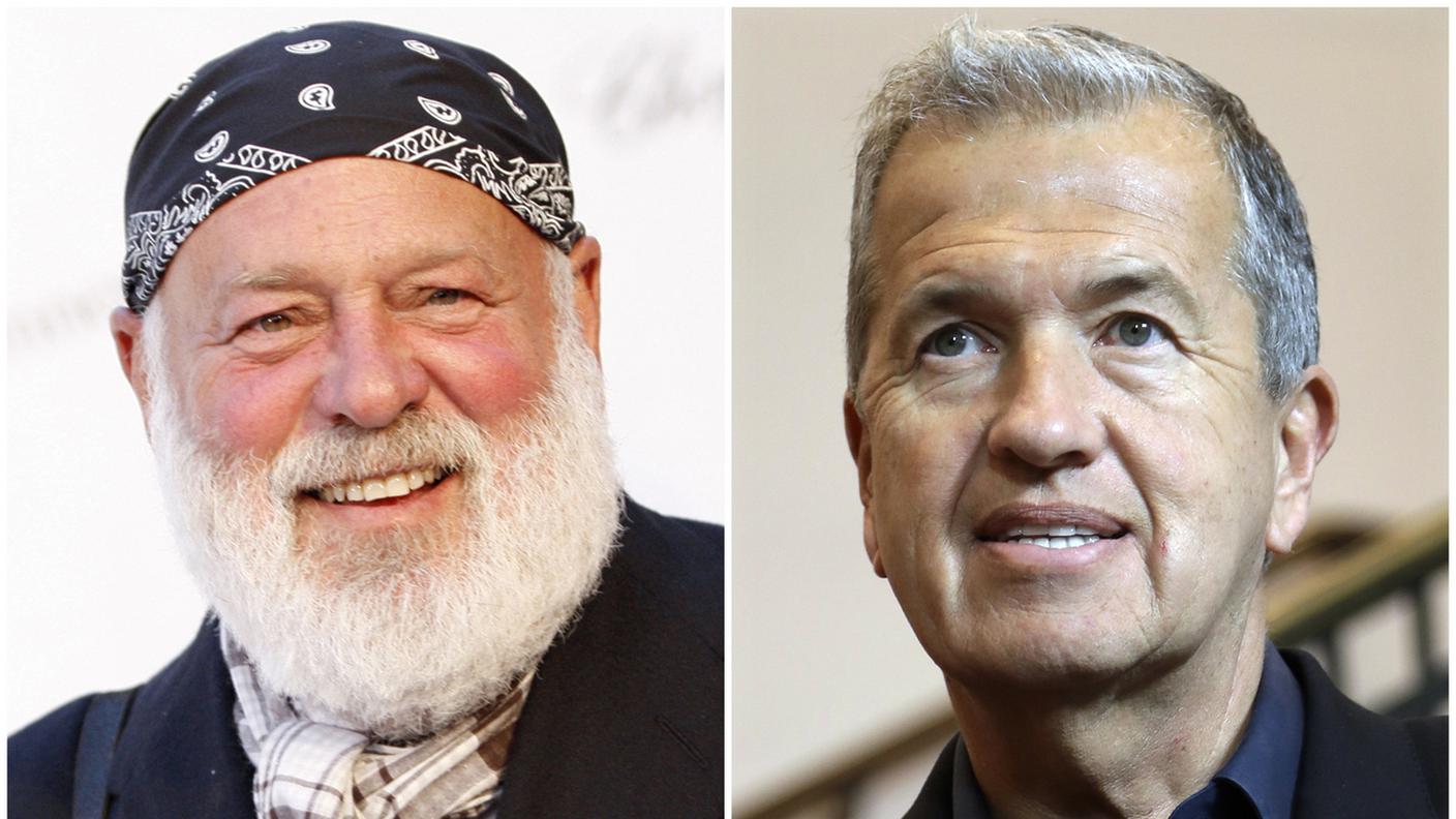 I fotografi Bruce Weber e Mario Testino