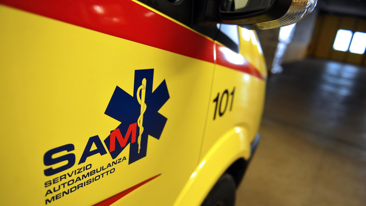 Il 23enne è stato soccorso dal SAM