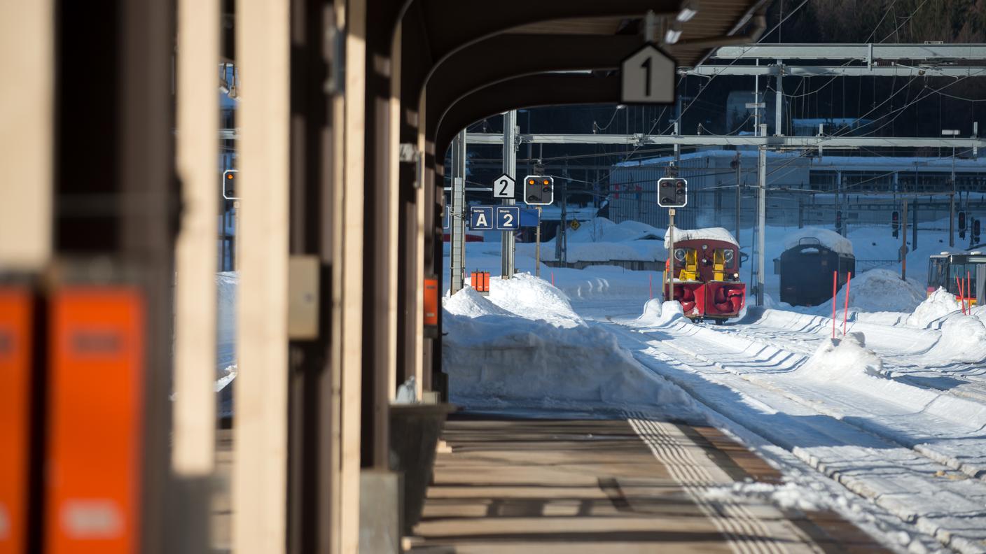 Ad Airolo neve come non se ne vedeva da anni